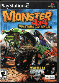 Monster 4x4 Masters of Metal Playstation 2 US box art